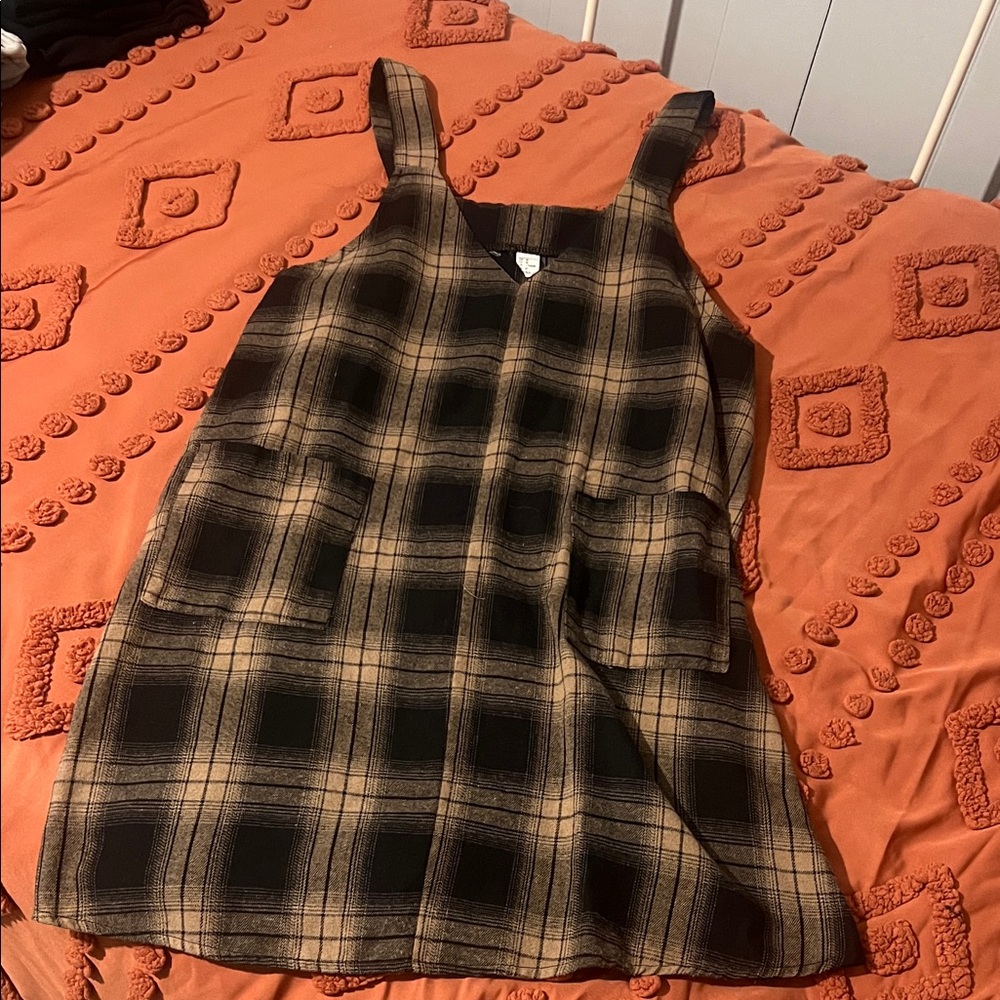 Plaid Sleeveless Dress
